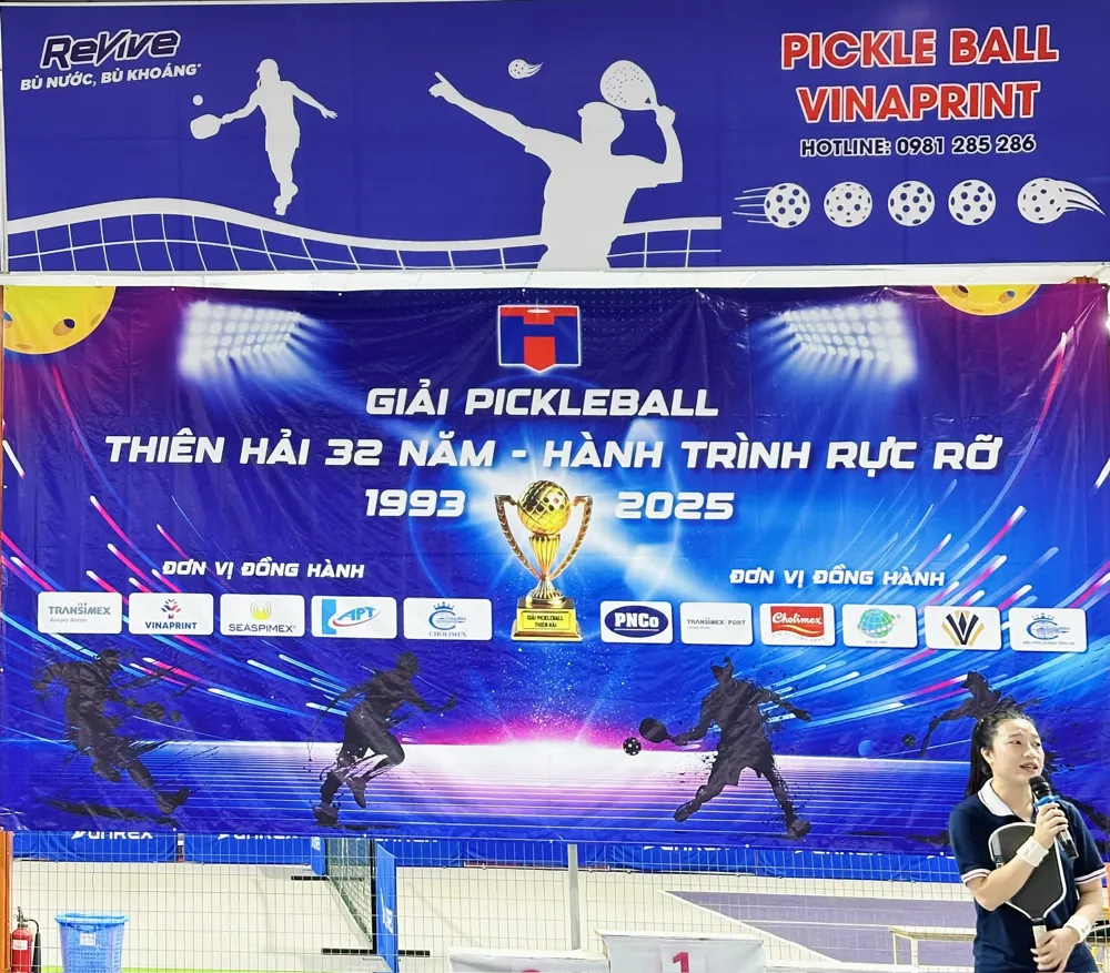 Giải đấu Pickle Ball chào mừng 32 năm thành lập Thiên Hải Group