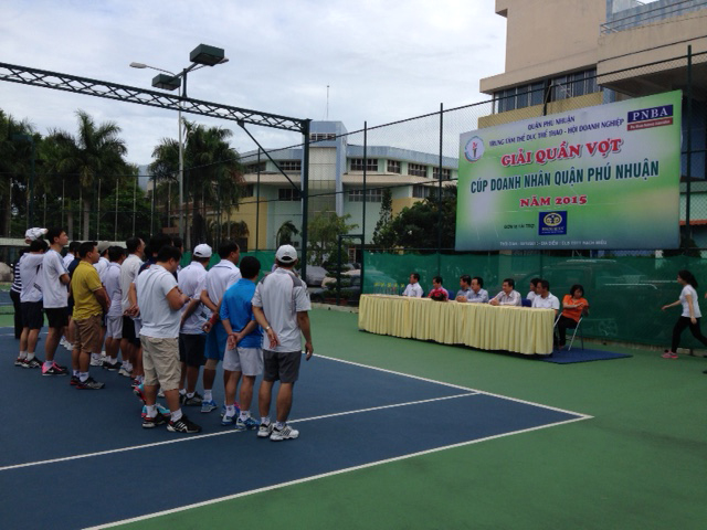 Giải quần vợt chào mừng kỷ niệm Ngày Doanh nhân Việt Nam 13/10 Năm 2015